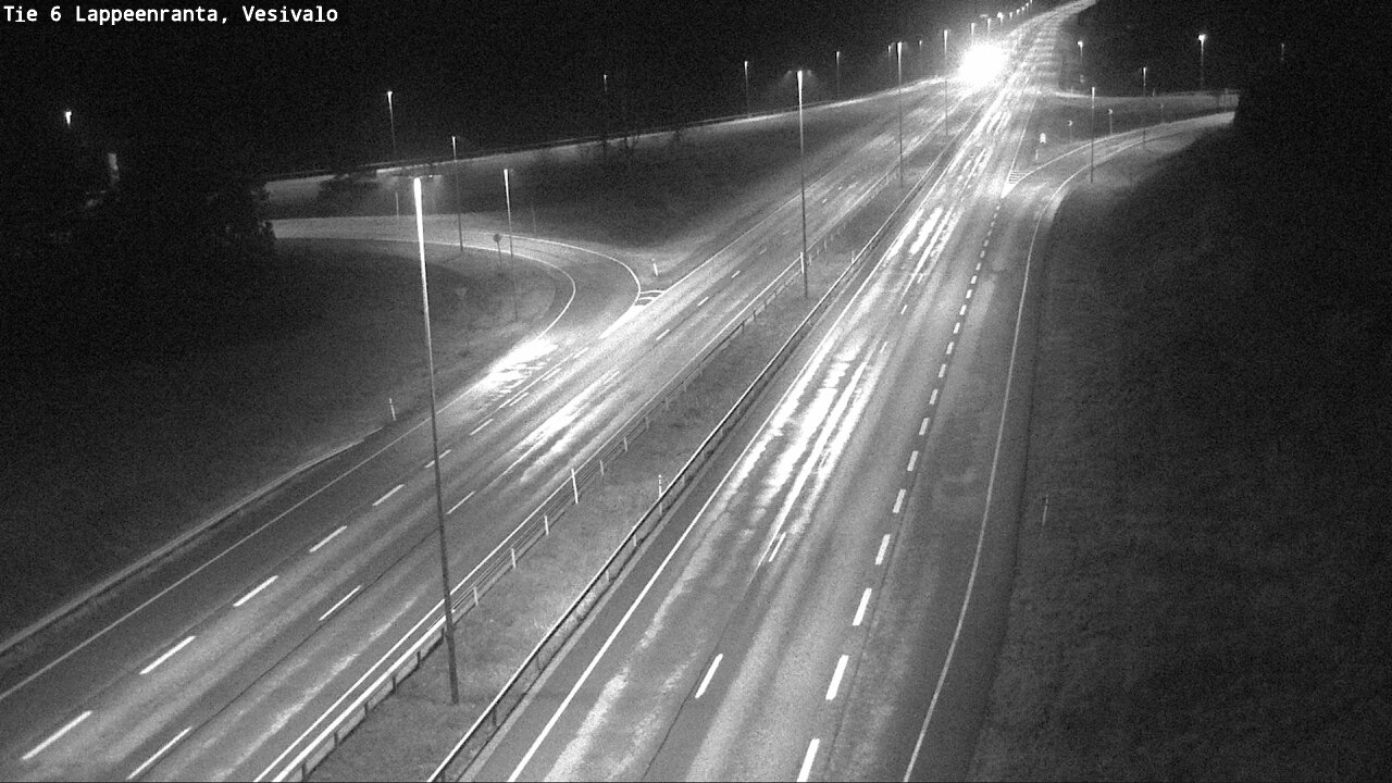 Weather Camera Image Road 6 Lappeenranta, Vesivalo, Lappeenranta, Etelä-Karjala