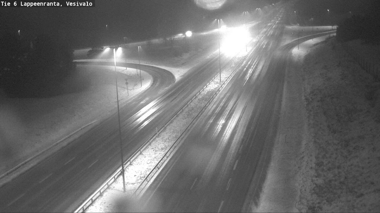 Weather Camera Image Väg 6 Villmanstrand, Vesivalo, Lappeenranta, Etelä-Karjala