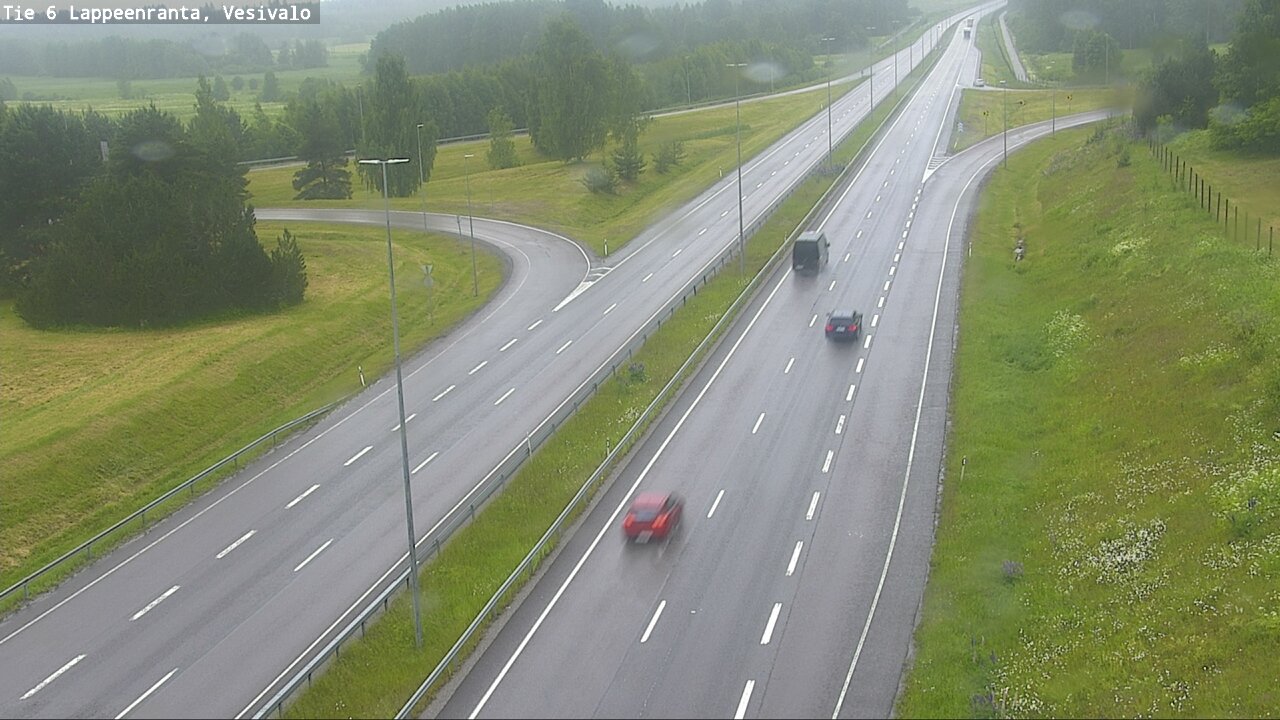 Weather Camera Image Väg 6 Villmanstrand, Vesivalo, Lappeenranta, Etelä-Karjala