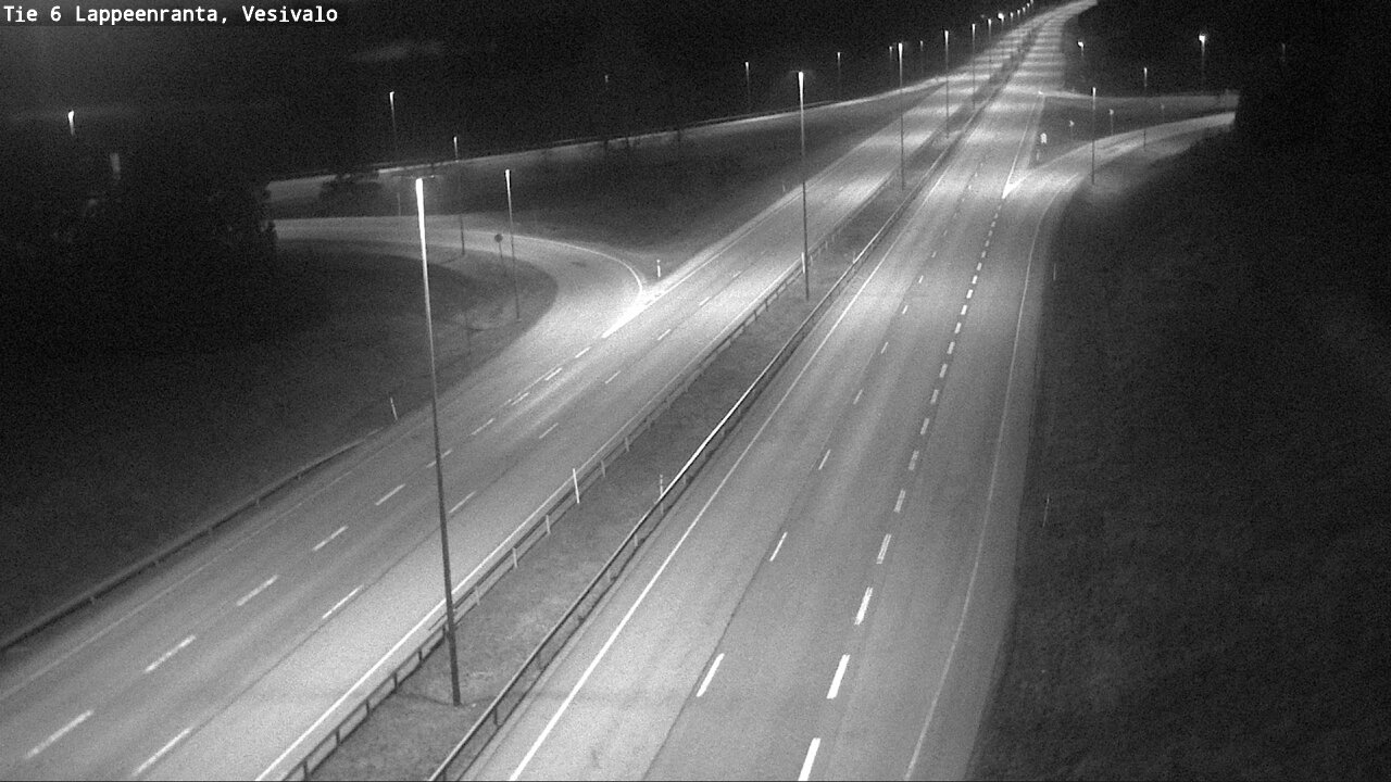 Weather Camera Image Road 6 Lappeenranta, Vesivalo, Lappeenranta, Etelä-Karjala