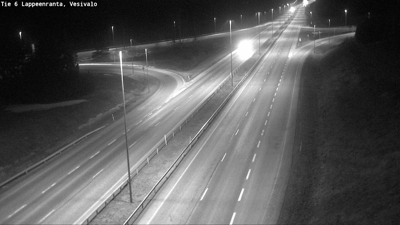 Weather Camera Image Road 6 Lappeenranta, Vesivalo, Lappeenranta, Etelä-Karjala