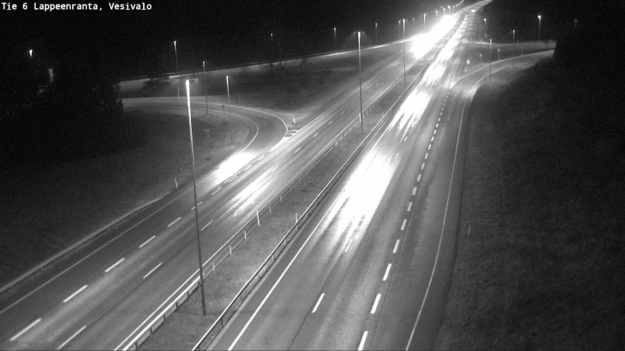 Weather Camera Image Väg 6 Villmanstrand, Vesivalo, Lappeenranta, Etelä-Karjala