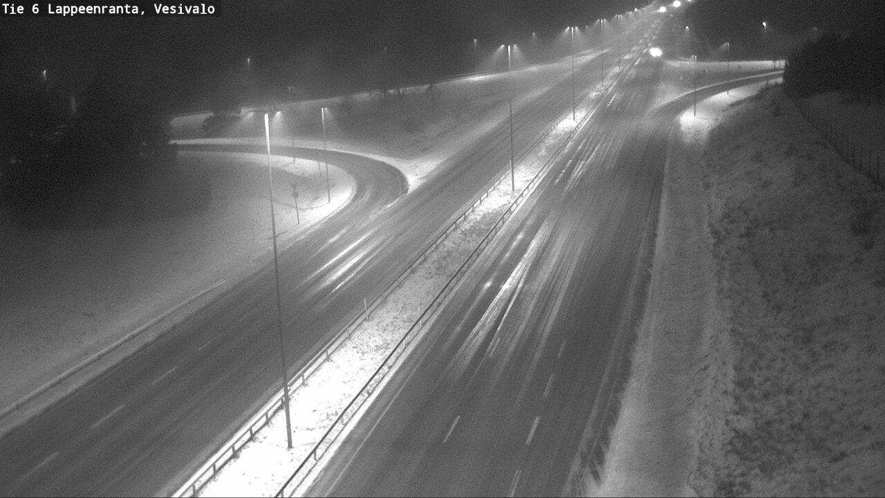 Weather Camera Image Väg 6 Villmanstrand, Vesivalo, Lappeenranta, Etelä-Karjala