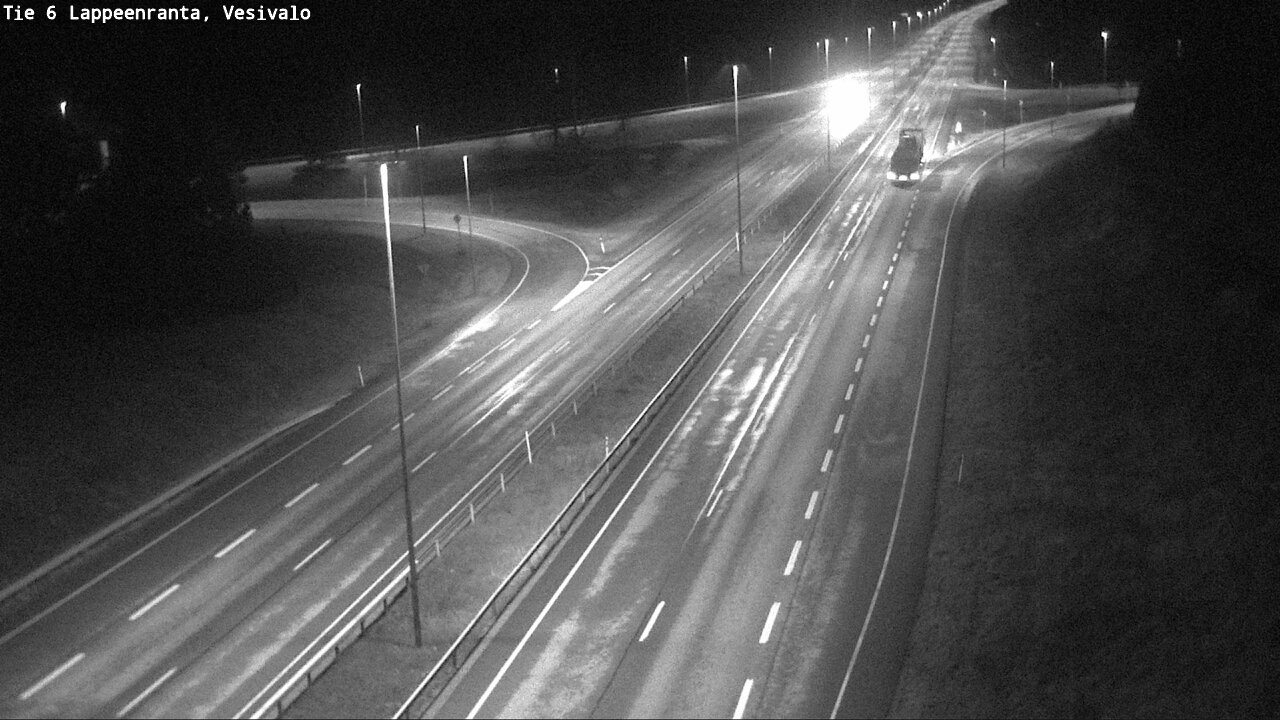 Weather Camera Image Road 6 Lappeenranta, Vesivalo, Lappeenranta, Etelä-Karjala
