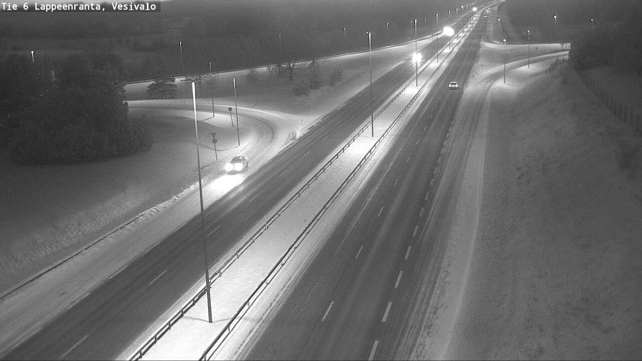 Weather Camera Image Road 6 Lappeenranta, Vesivalo, Lappeenranta, Etelä-Karjala