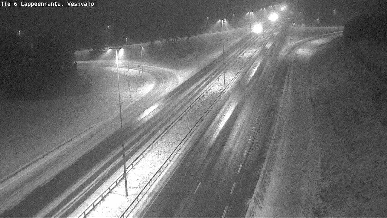 Weather Camera Image Väg 6 Villmanstrand, Vesivalo, Lappeenranta, Etelä-Karjala