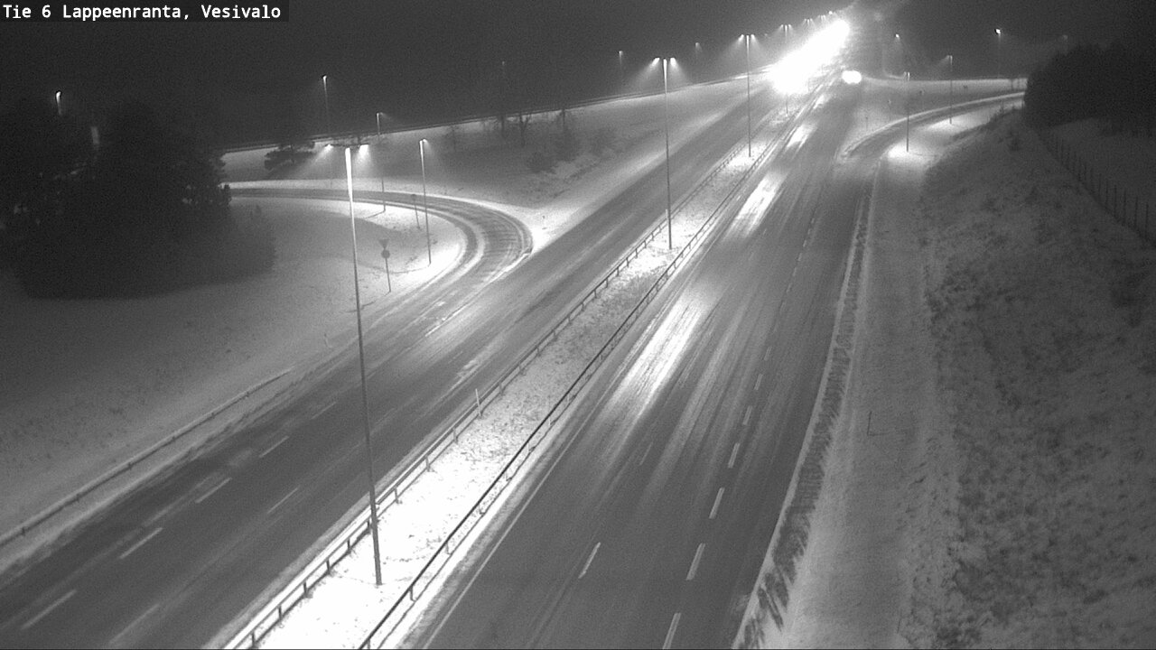 Weather Camera Image Väg 6 Villmanstrand, Vesivalo, Lappeenranta, Etelä-Karjala