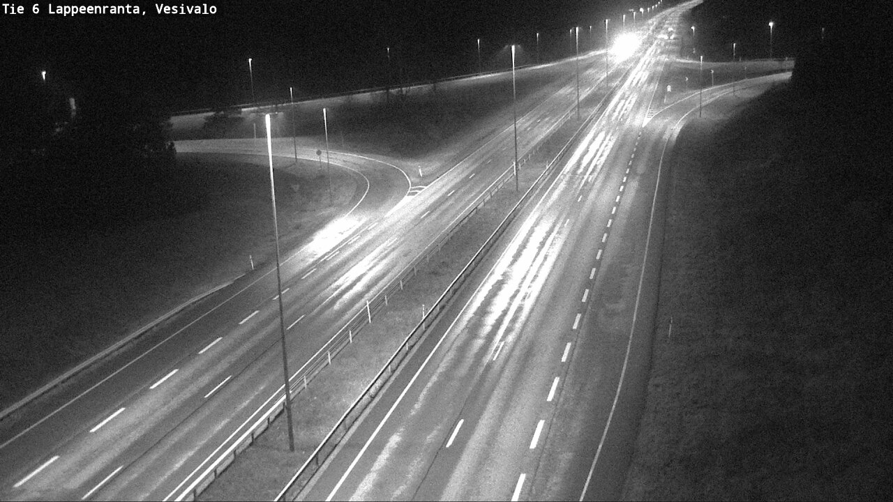 Weather Camera Image Road 6 Lappeenranta, Vesivalo, Lappeenranta, Etelä-Karjala