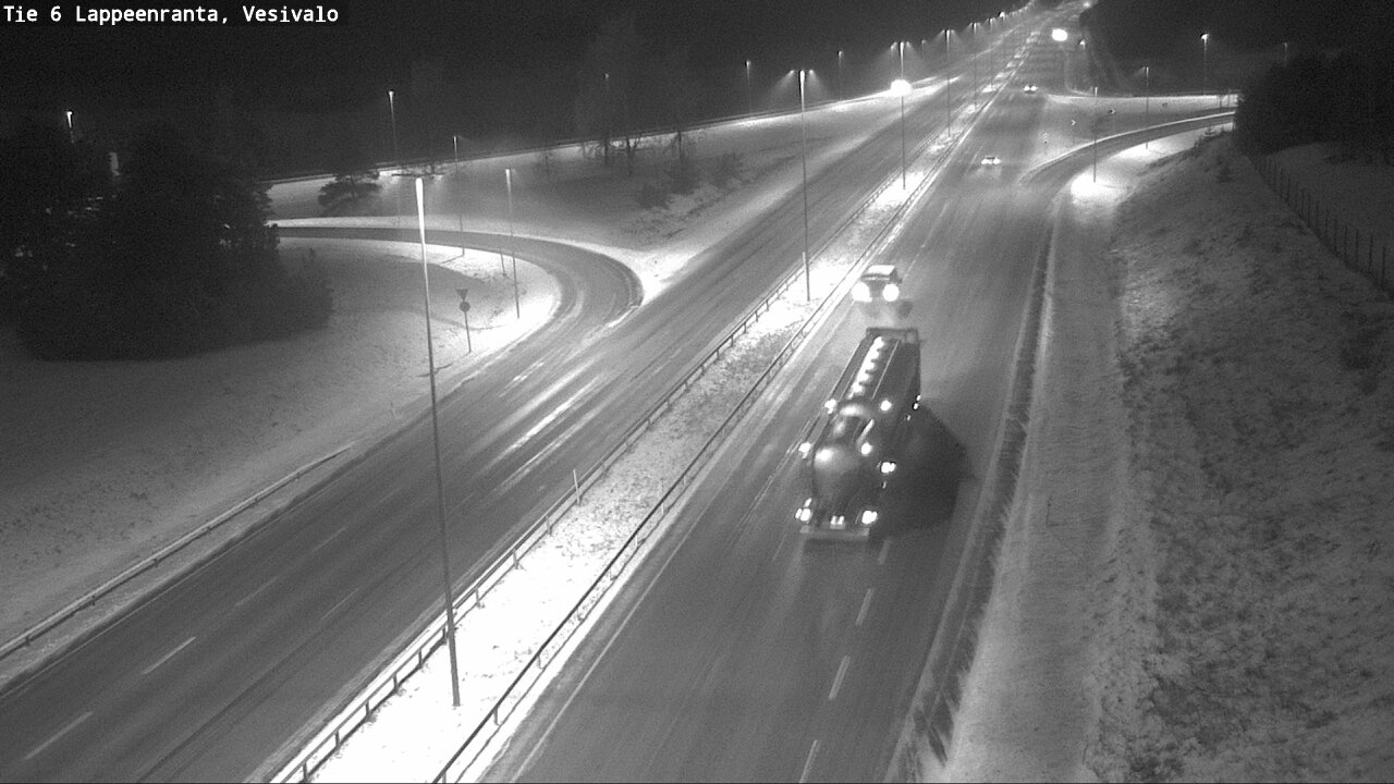 Weather Camera Image Väg 6 Villmanstrand, Vesivalo, Lappeenranta, Etelä-Karjala