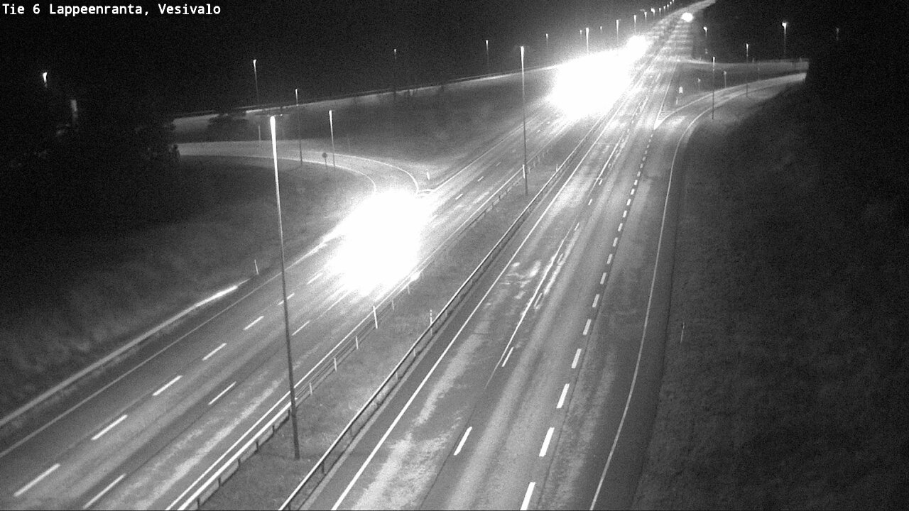 Weather Camera Image Road 6 Lappeenranta, Vesivalo, Lappeenranta, Etelä-Karjala