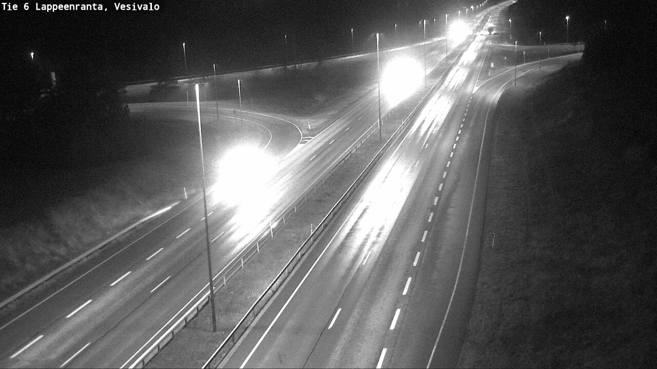 Weather Camera Image Väg 6 Villmanstrand, Vesivalo, Lappeenranta, Etelä-Karjala