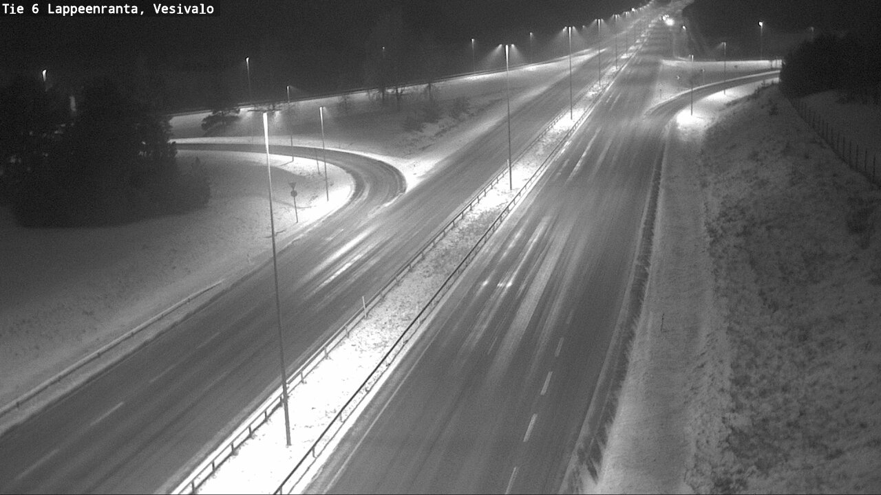 Weather Camera Image Väg 6 Villmanstrand, Vesivalo, Lappeenranta, Etelä-Karjala