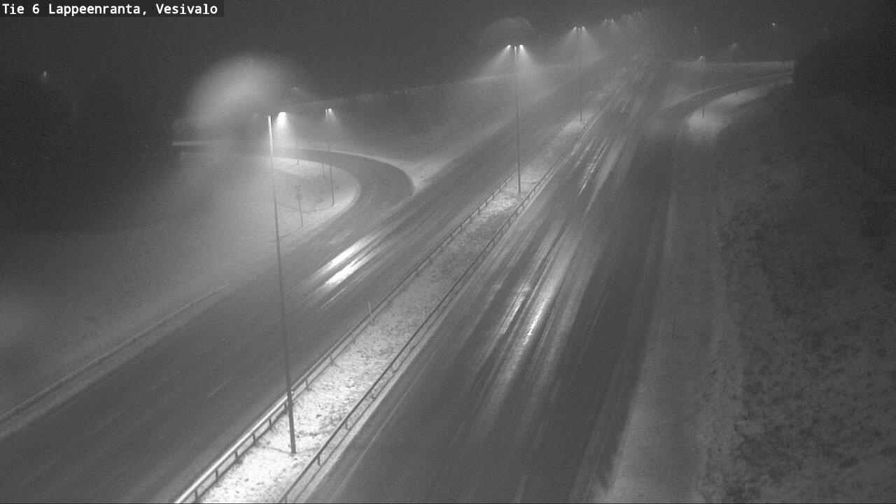 Weather Camera Image Väg 6 Villmanstrand, Vesivalo, Lappeenranta, Etelä-Karjala