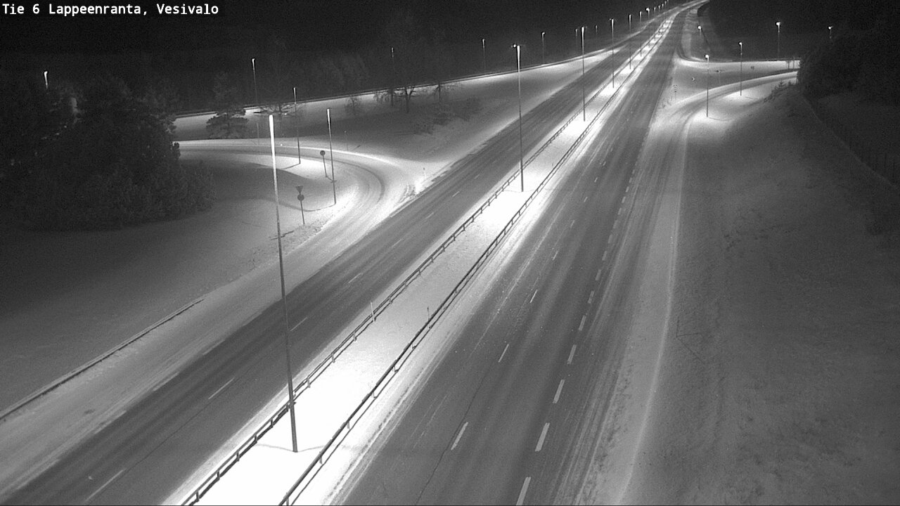 Weather Camera Image Road 6 Lappeenranta, Vesivalo, Lappeenranta, Etelä-Karjala