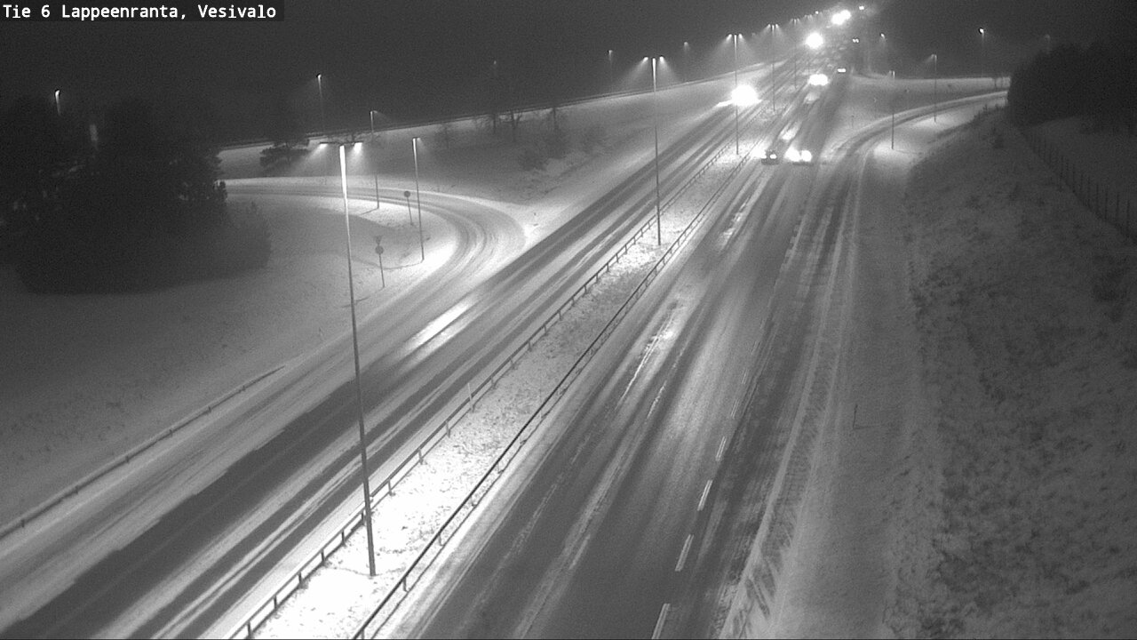Weather Camera Image Väg 6 Villmanstrand, Vesivalo, Lappeenranta, Etelä-Karjala