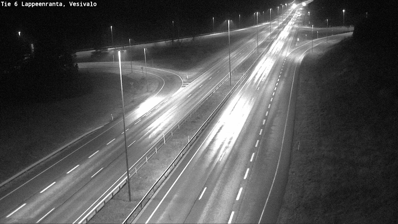 Weather Camera Image Väg 6 Villmanstrand, Vesivalo, Lappeenranta, Etelä-Karjala