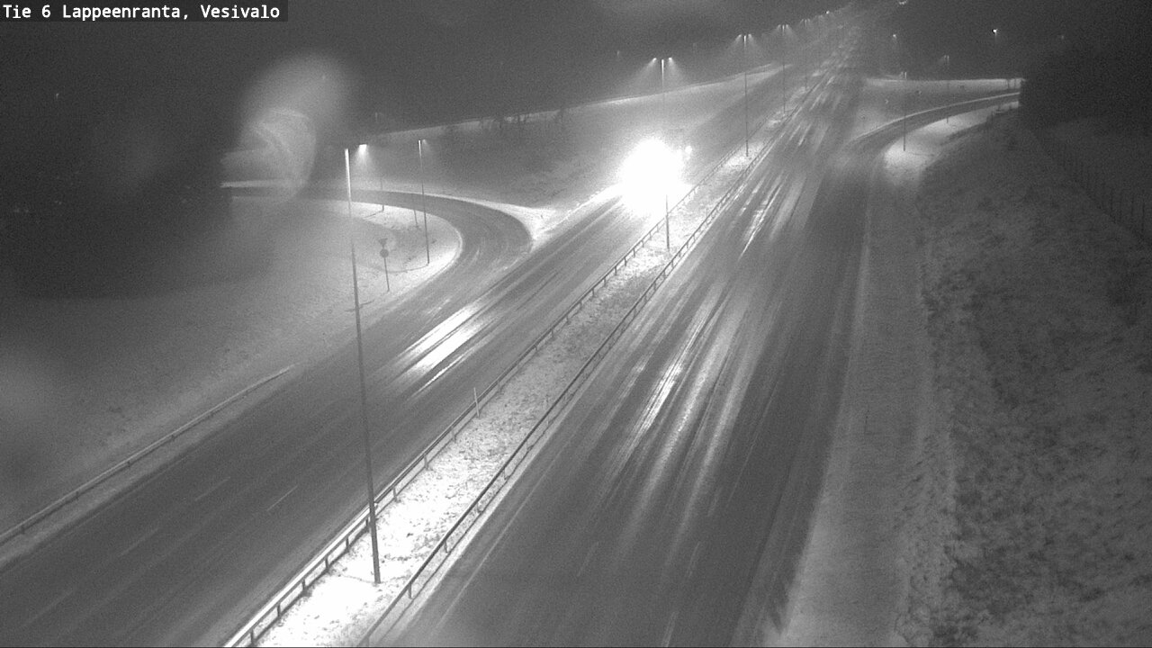 Weather Camera Image Väg 6 Villmanstrand, Vesivalo, Lappeenranta, Etelä-Karjala