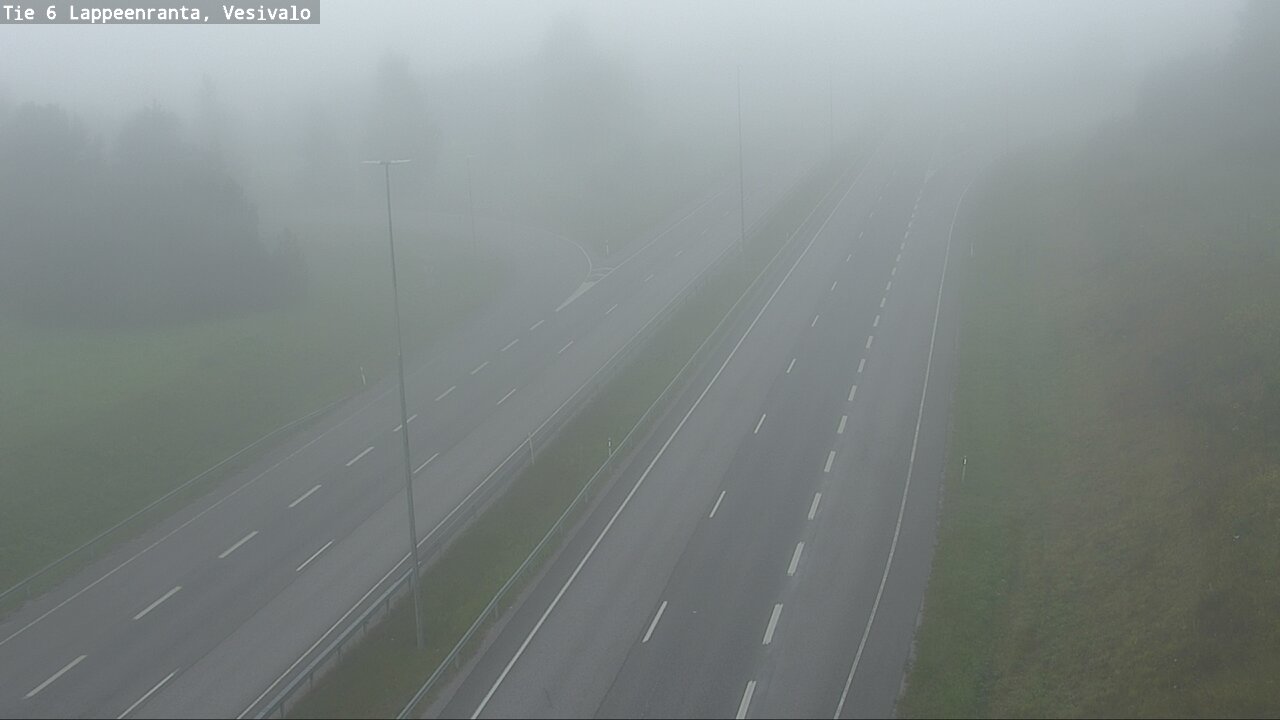 Weather Camera Image Road 6 Lappeenranta, Vesivalo, Lappeenranta, Etelä-Karjala
