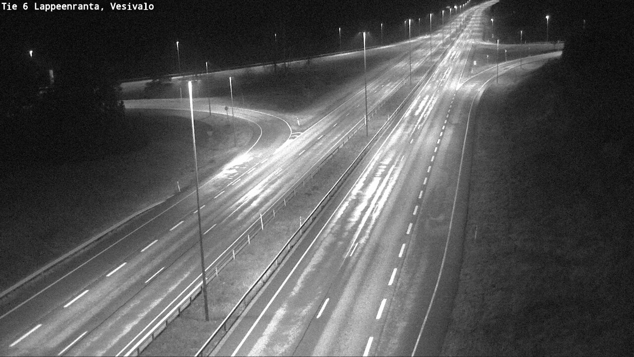 Weather Camera Image Road 6 Lappeenranta, Vesivalo, Lappeenranta, Etelä-Karjala