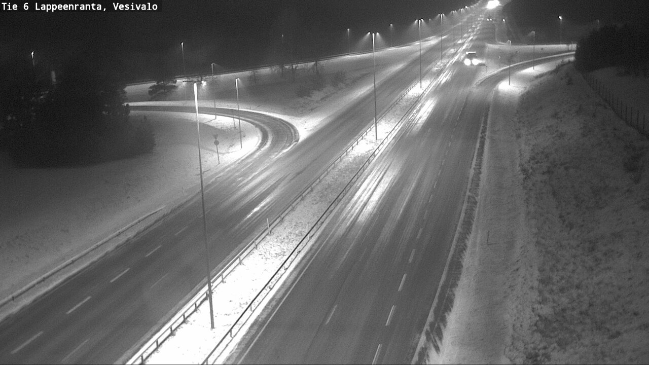 Weather Camera Image Väg 6 Villmanstrand, Vesivalo, Lappeenranta, Etelä-Karjala