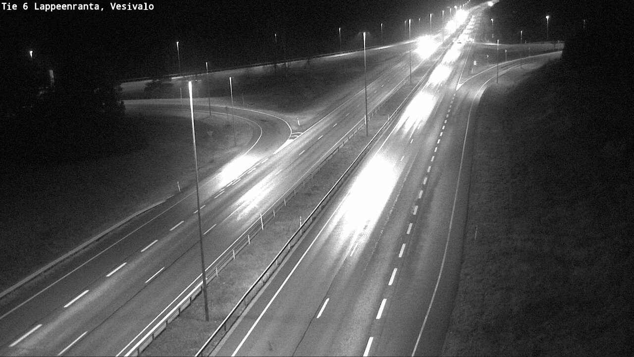 Weather Camera Image Väg 6 Villmanstrand, Vesivalo, Lappeenranta, Etelä-Karjala