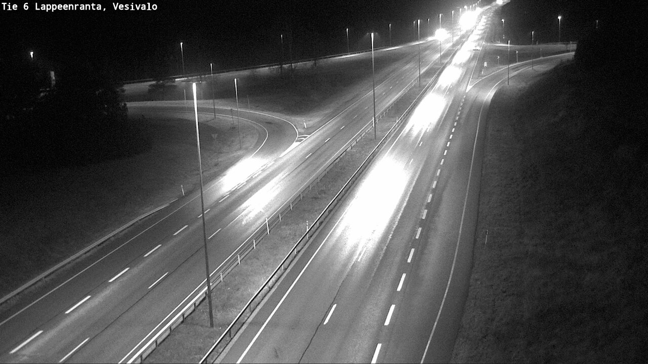 Weather Camera Image Väg 6 Villmanstrand, Vesivalo, Lappeenranta, Etelä-Karjala