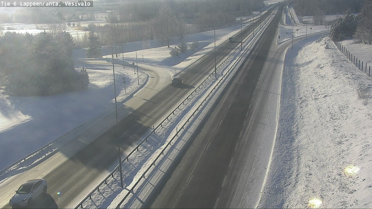 Weather Camera Image Road 6 Lappeenranta, Vesivalo, Lappeenranta, Etelä-Karjala