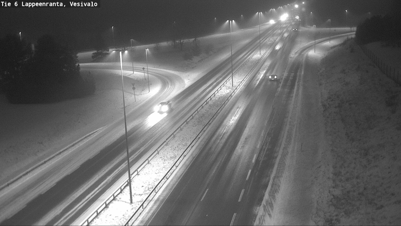 Weather Camera Image Väg 6 Villmanstrand, Vesivalo, Lappeenranta, Etelä-Karjala