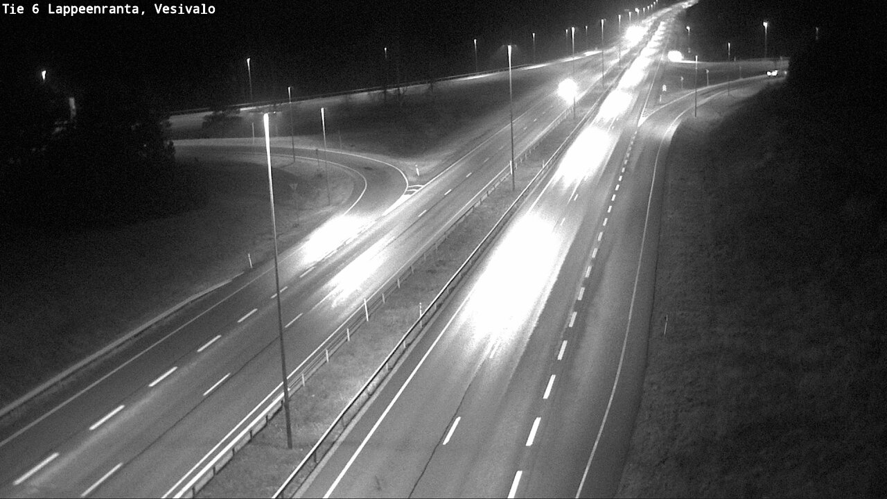 Weather Camera Image Väg 6 Villmanstrand, Vesivalo, Lappeenranta, Etelä-Karjala