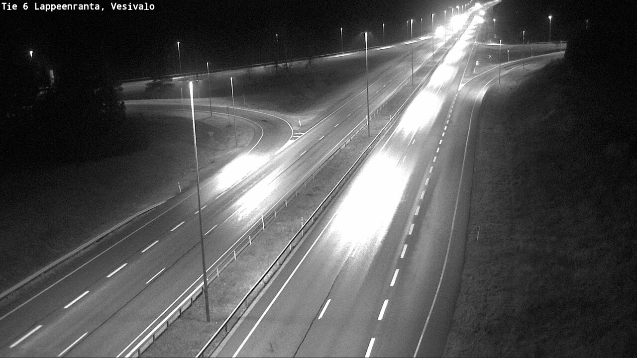 Weather Camera Image Väg 6 Villmanstrand, Vesivalo, Lappeenranta, Etelä-Karjala