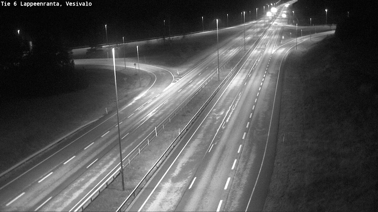 Weather Camera Image Road 6 Lappeenranta, Vesivalo, Lappeenranta, Etelä-Karjala