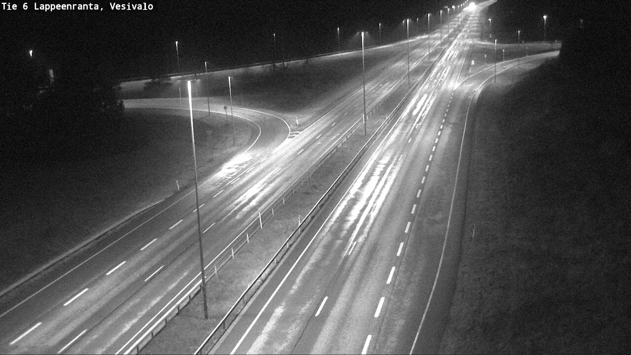 Weather Camera Image Road 6 Lappeenranta, Vesivalo, Lappeenranta, Etelä-Karjala