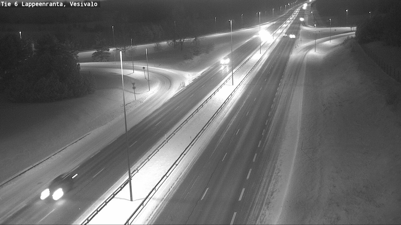 Weather Camera Image Road 6 Lappeenranta, Vesivalo, Lappeenranta, Etelä-Karjala
