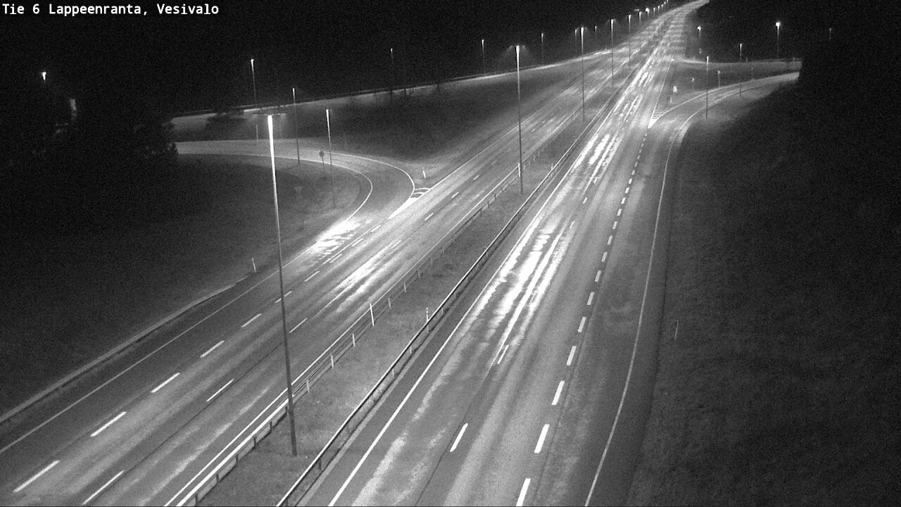 Weather Camera Image Road 6 Lappeenranta, Vesivalo, Lappeenranta, Etelä-Karjala