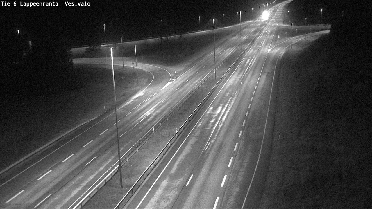 Weather Camera Image Road 6 Lappeenranta, Vesivalo, Lappeenranta, Etelä-Karjala