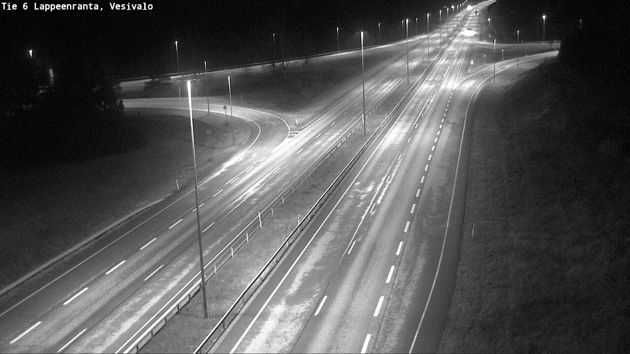 Weather Camera Image Road 6 Lappeenranta, Vesivalo, Lappeenranta, Etelä-Karjala