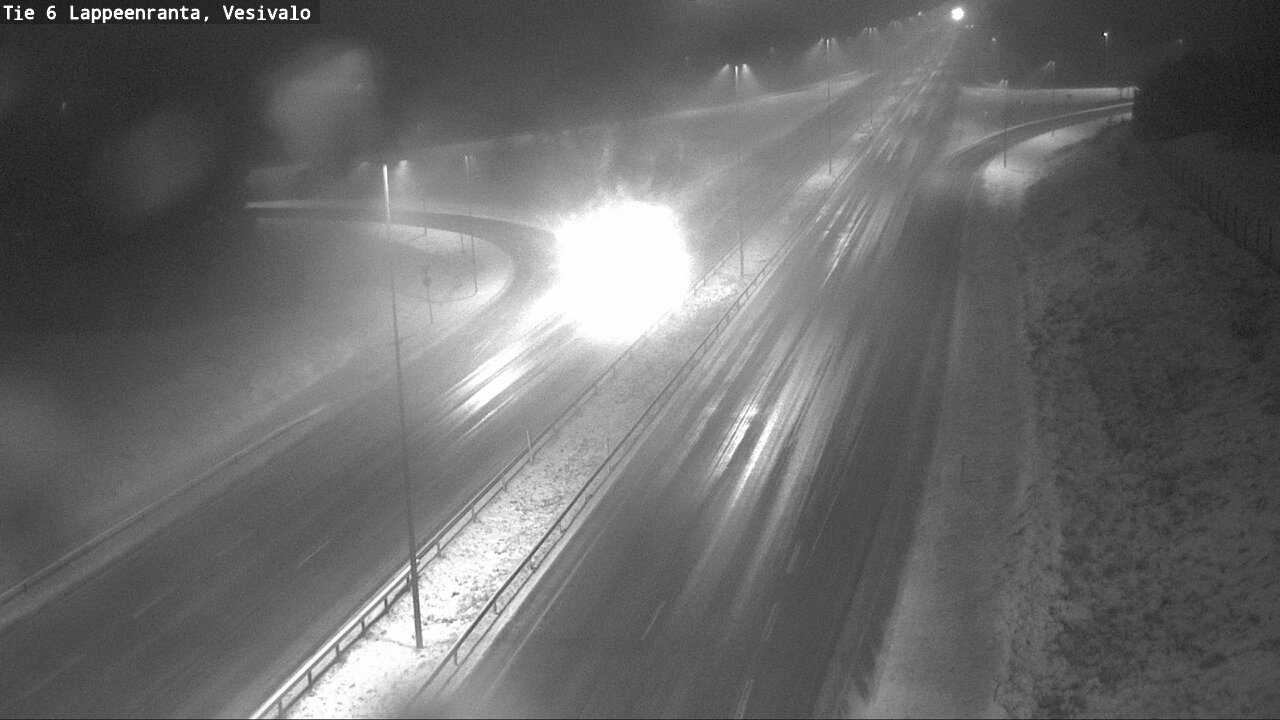 Weather Camera Image Väg 6 Villmanstrand, Vesivalo, Lappeenranta, Etelä-Karjala