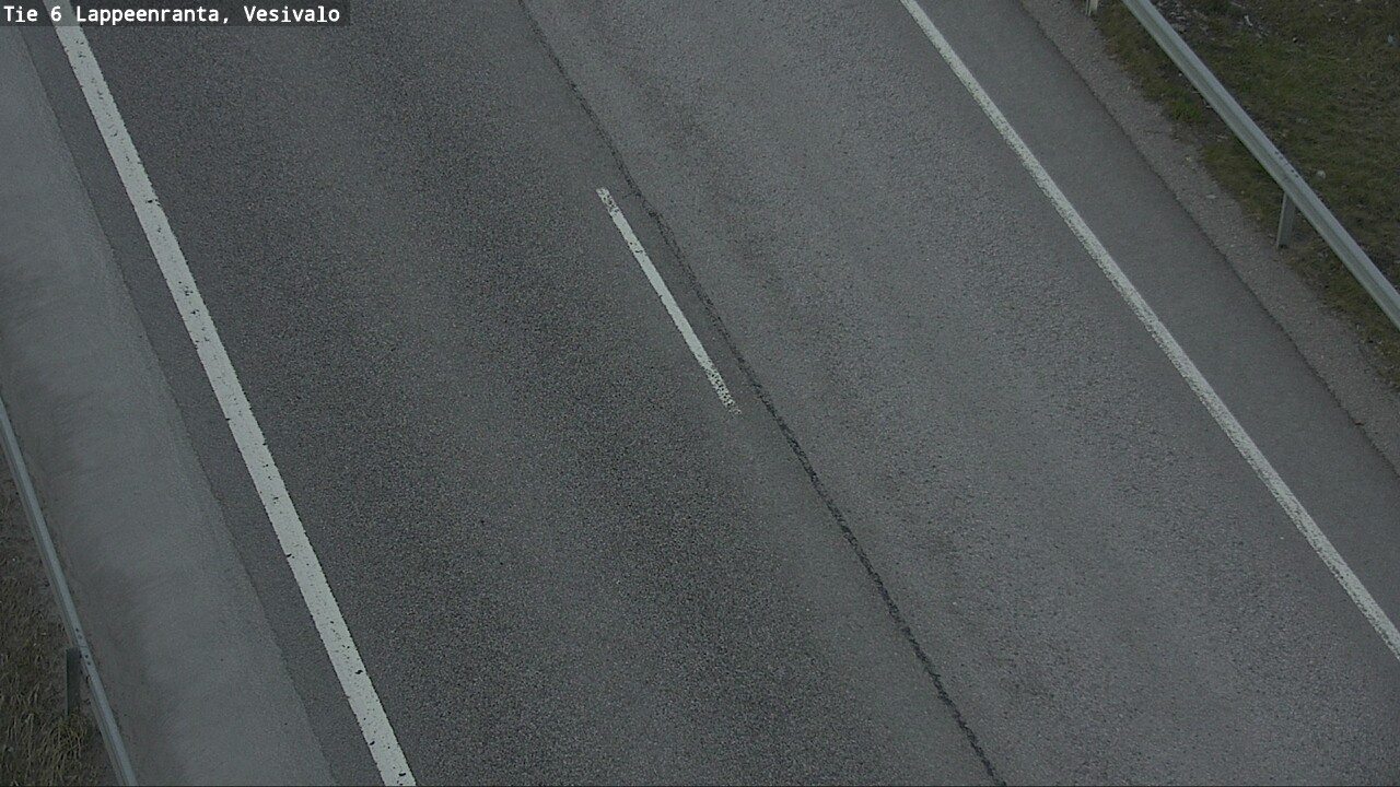 Weather Camera Image Road 6 Lappeenranta, Vesivalo, Lappeenranta, Etelä-Karjala