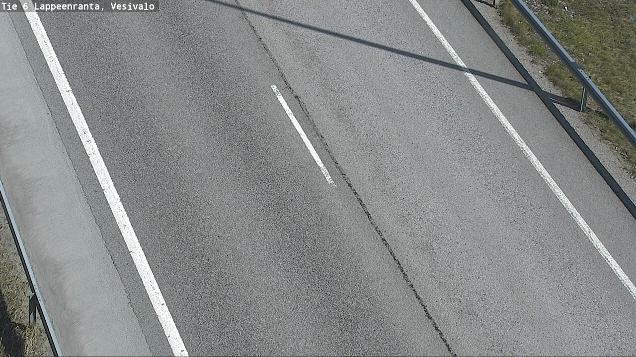 Weather Camera Image Road 6 Lappeenranta, Vesivalo, Lappeenranta, Etelä-Karjala