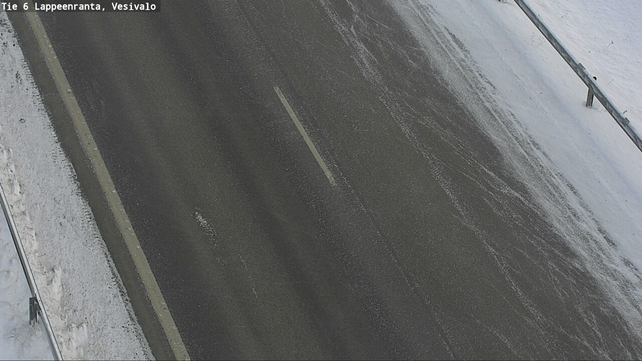 Weather Camera Image Road 6 Lappeenranta, Vesivalo, Lappeenranta, Etelä-Karjala