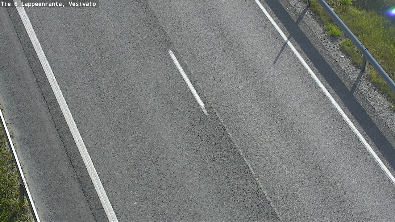 Weather Camera Image Road 6 Lappeenranta, Vesivalo, Lappeenranta, Etelä-Karjala
