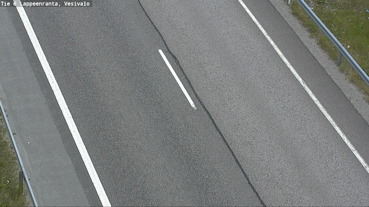 Weather Camera Image Väg 6 Villmanstrand, Vesivalo, Lappeenranta, Etelä-Karjala
