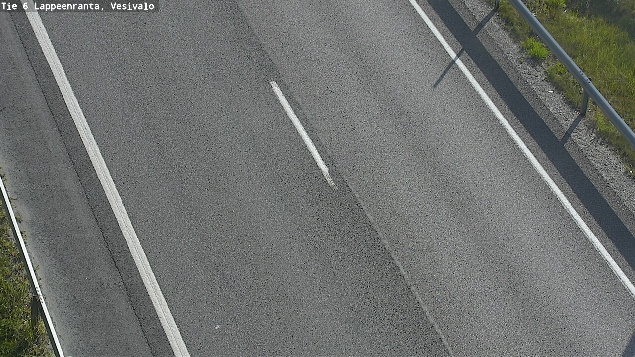 Weather Camera Image Road 6 Lappeenranta, Vesivalo, Lappeenranta, Etelä-Karjala