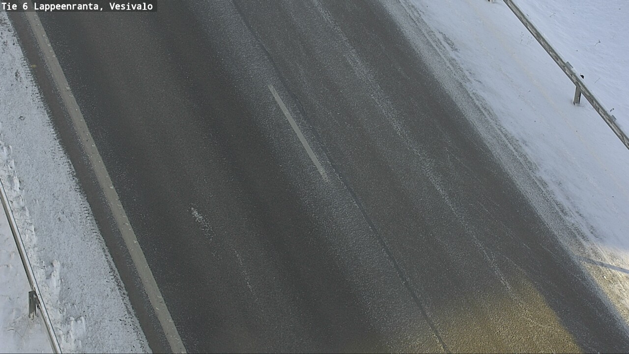 Weather Camera Image Road 6 Lappeenranta, Vesivalo, Lappeenranta, Etelä-Karjala