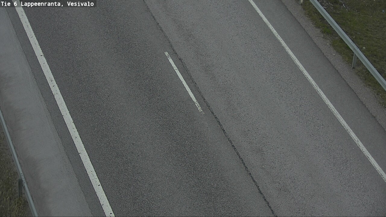 Weather Camera Image Road 6 Lappeenranta, Vesivalo, Lappeenranta, Etelä-Karjala