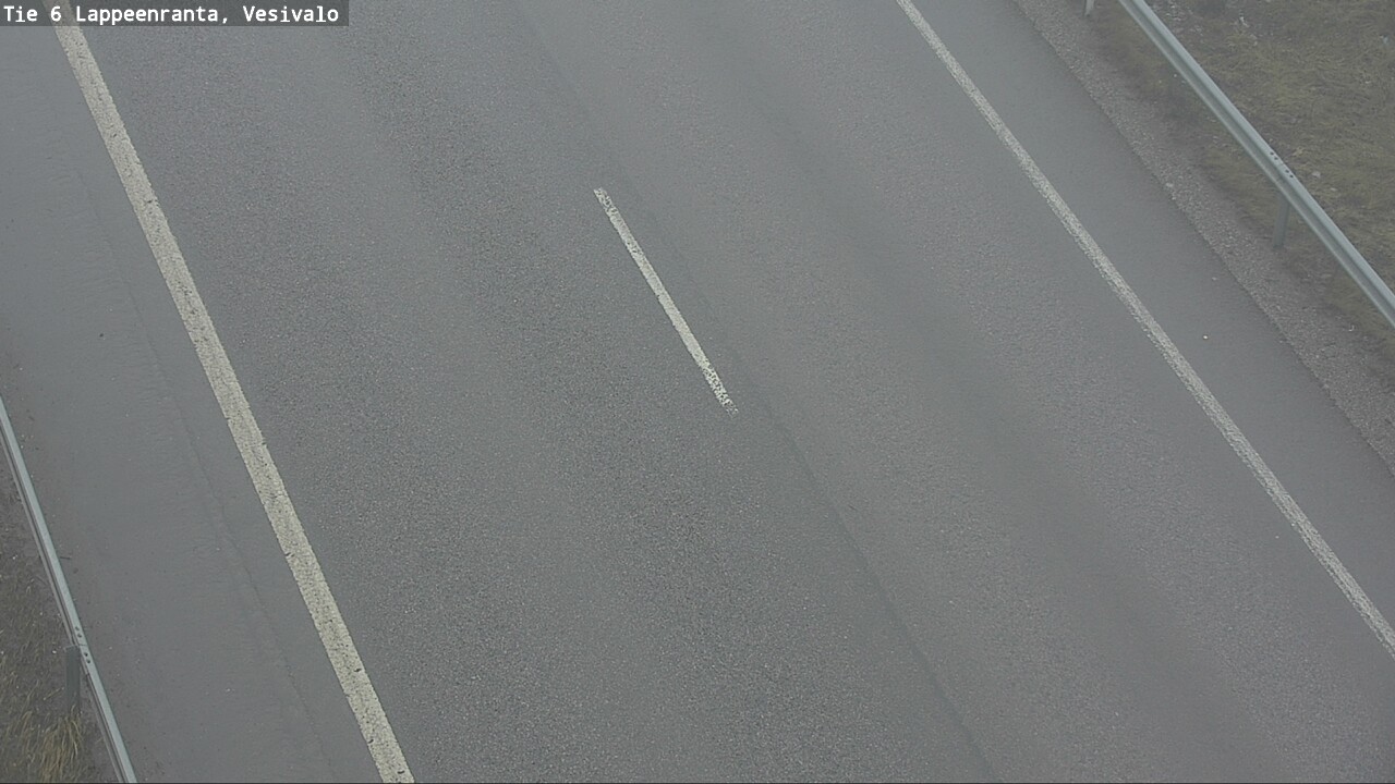 Weather Camera Image Road 6 Lappeenranta, Vesivalo, Lappeenranta, Etelä-Karjala