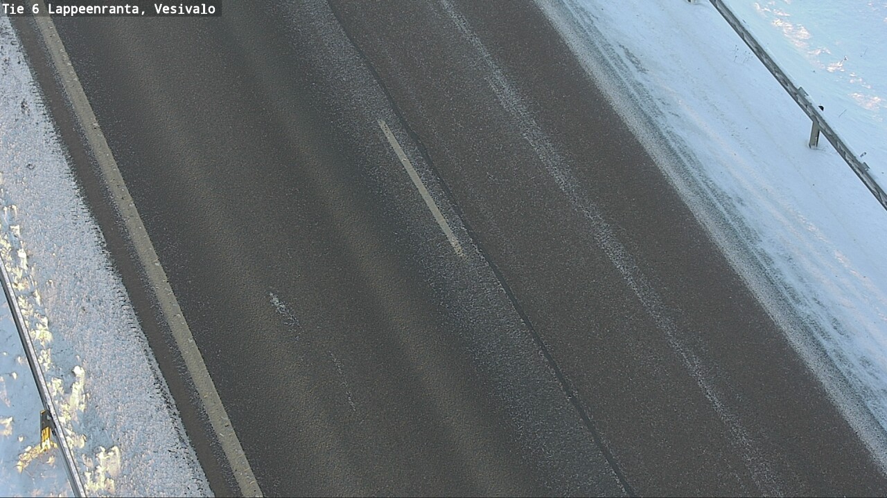 Weather Camera Image Road 6 Lappeenranta, Vesivalo, Lappeenranta, Etelä-Karjala
