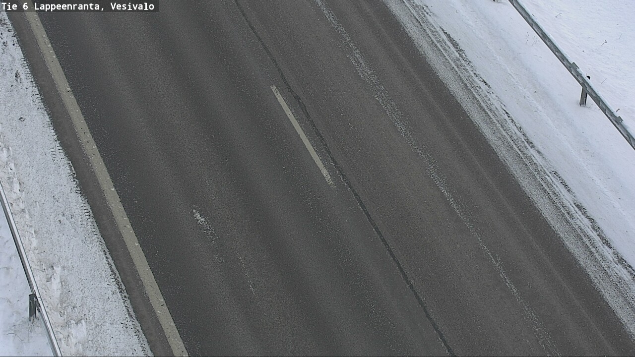 Weather Camera Image Road 6 Lappeenranta, Vesivalo, Lappeenranta, Etelä-Karjala