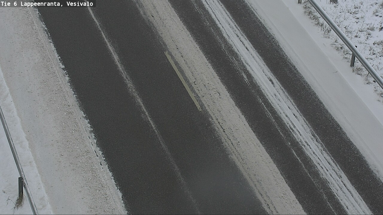 Weather Camera Image Road 6 Lappeenranta, Vesivalo, Lappeenranta, Etelä-Karjala