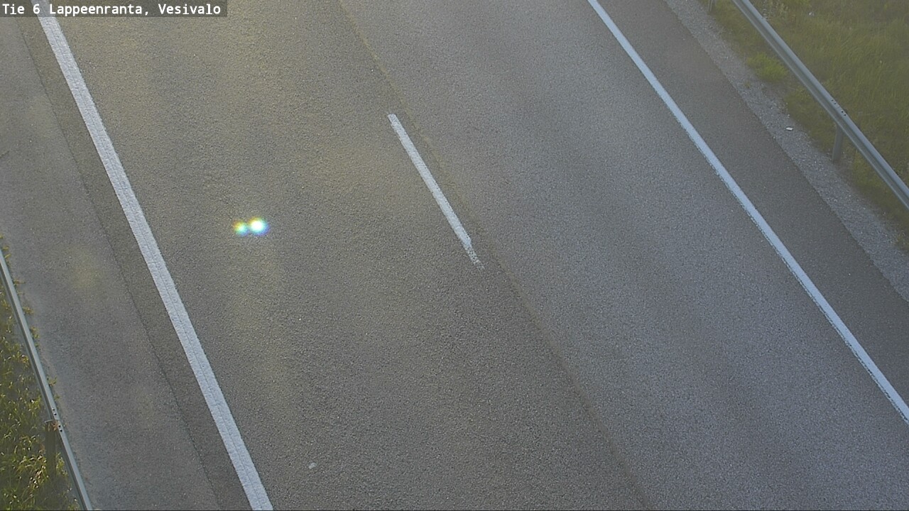 Weather Camera Image Road 6 Lappeenranta, Vesivalo, Lappeenranta, Etelä-Karjala